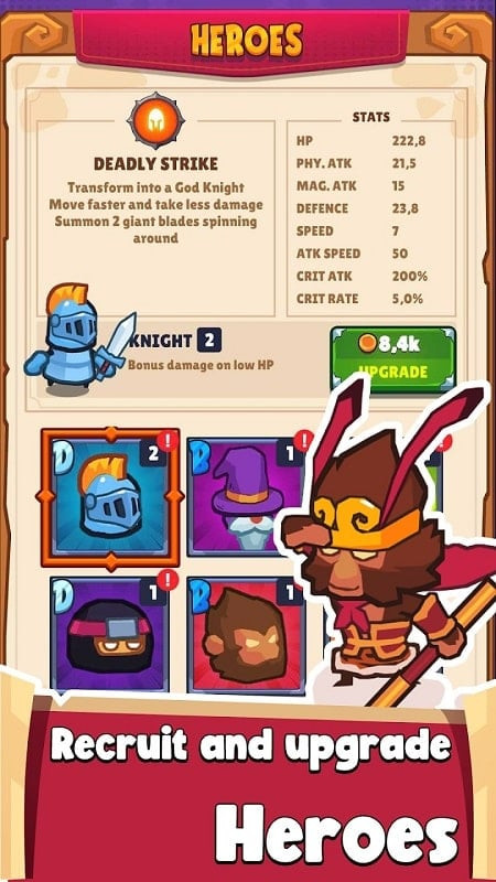 Ảnh minh họa các nhân vật trong Survivor Kingdoms