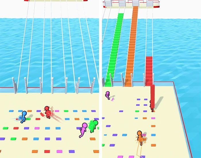 Các cấp độ trong Game Bridge Race