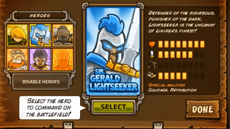 Các loại tháp phòng thủ trong Kingdom Rush