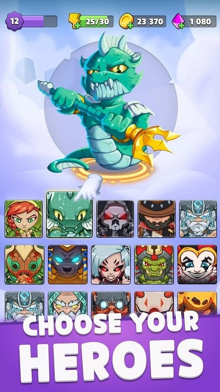 Chinh phục mọi thử thách, bảo vệ thế giới là mục tiêu cuối cùng trong Random Rush Tower Defense TD