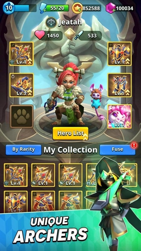 Cung thủ trong Archer Hunter