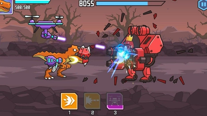 CyberDino T-Rex vs Robots APK Free - Bảo vệ Trái Đất khỏi robot
