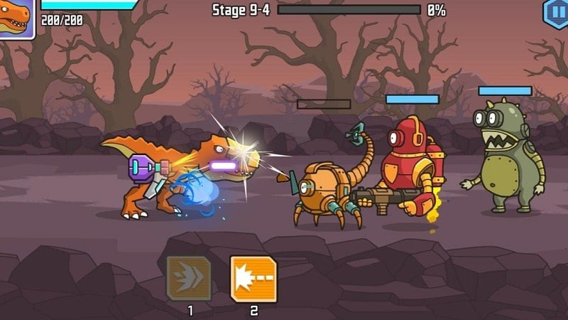 CyberDino T-Rex vs Robots MOD APK - Khủng long chiến đấu với robot