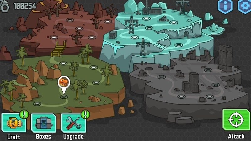 CyberDino T-Rex vs Robots MOD APK - Thu thập và chế tạo vũ khí