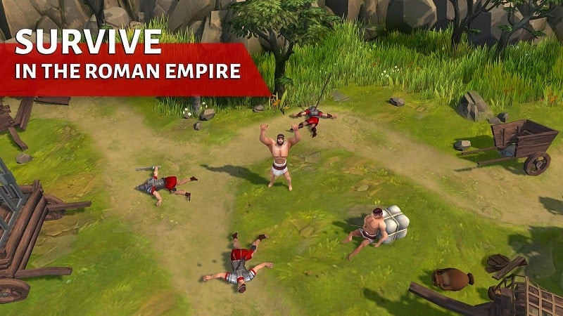 Di chuyển tự do trong Gladiators MOD APK