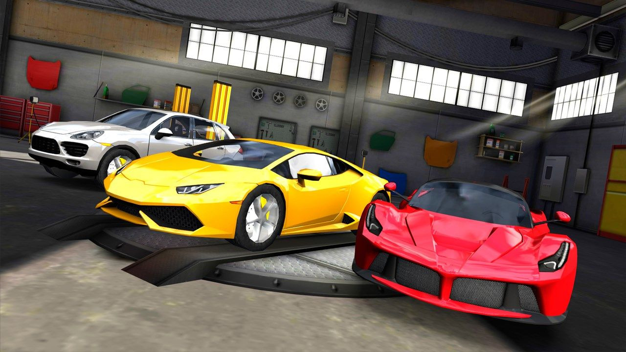 Đồ họa 3D chân thực trong Extreme Car Driving Simulator