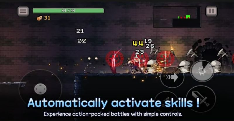 Hiệp sĩ Dungeon Slasher tiêu diệt quái vật trong hầm ngục tối tăm