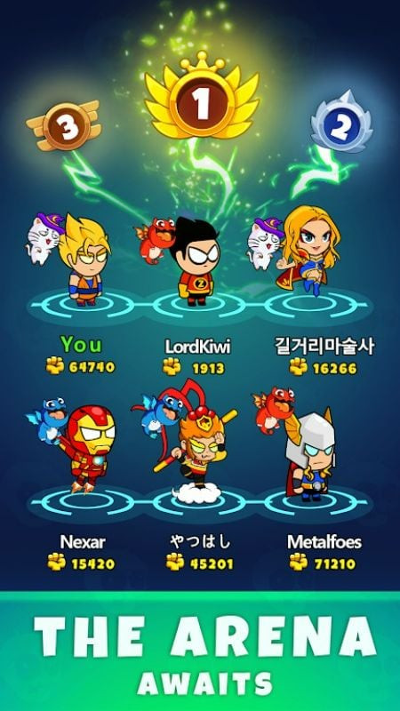 Hình ảnh các anh hùng trong Undead City: Zombie Survival