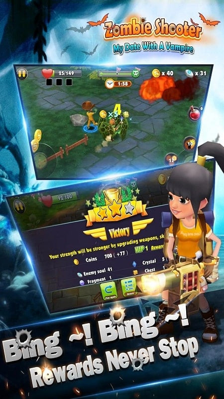 Hình ảnh các nhân vật anh hùng và trang phục khác nhau trong Zombie Shooter Zombie.io mod free