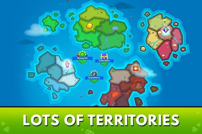 Khai thác mỏ vàng trong Idle Miner Tycoon
