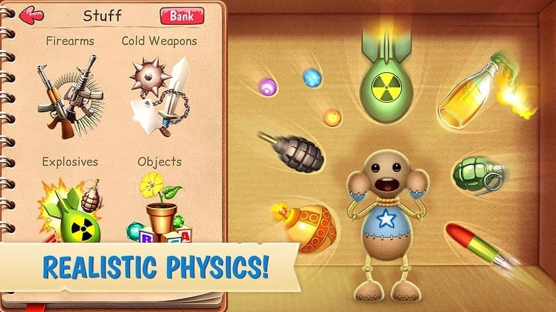Kick the Buddy lựa chọn