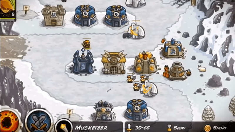 Kingdom Rush với vô hạn tiền