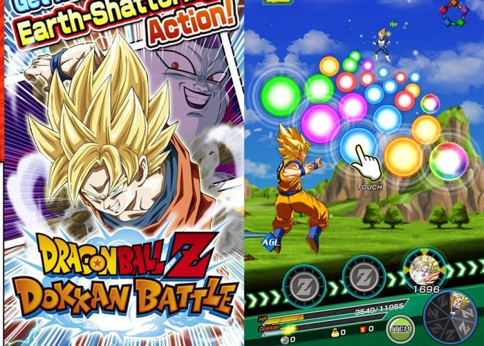 Menu tùy chỉnh trong Dragon Ball Z Dokkan Battle MOD APK