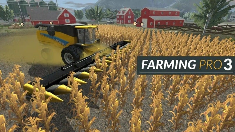 Nông trại rộng lớn trong Farming PRO 3 MOD APK