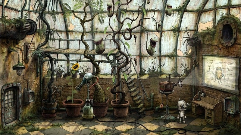 Phong cảnh thành phố Machinarium