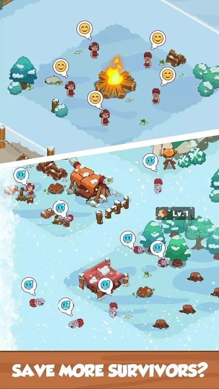 Quản lý và phân bổ tài nguyên hiệu quả trong Icy Village Mod Apk