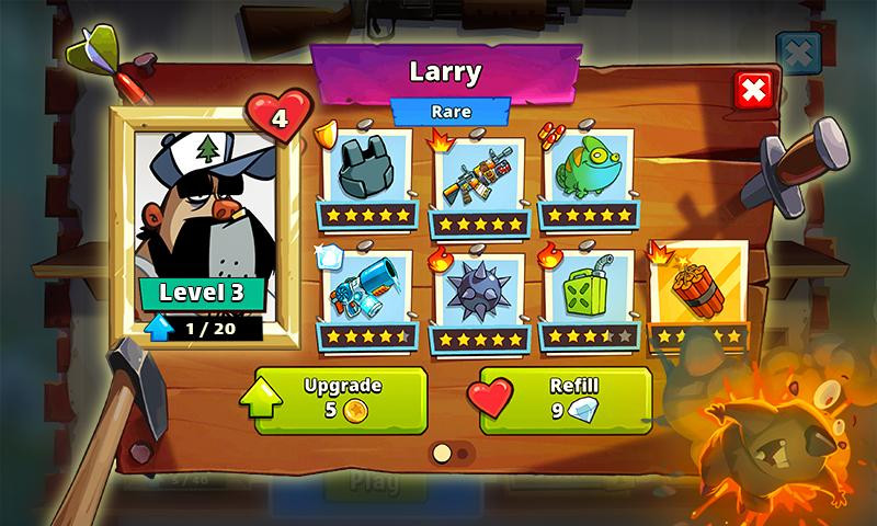 Swamp Attack 2 mod free. Mô tả: Hình ảnh các nhân vật trong gia đình Joe với vũ khí khác nhau, sẵn sàng chiến đấu chống lại quái vật.