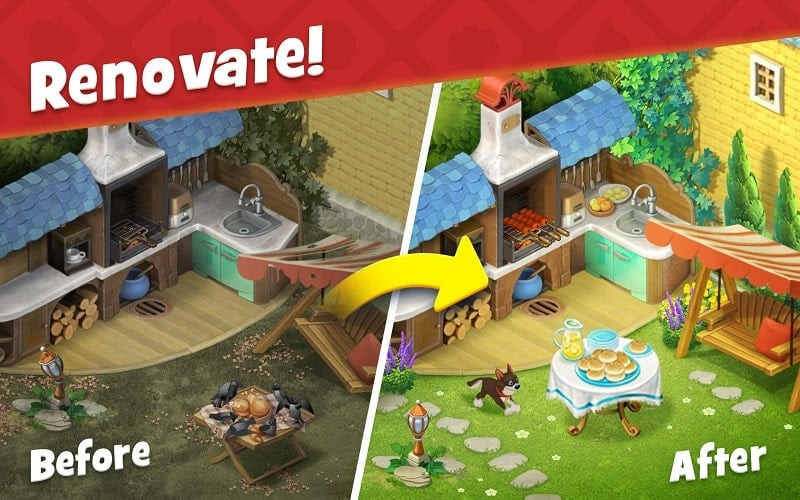Tải Gardenscapes mod apk