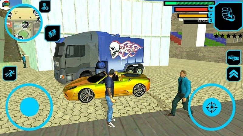 Thế giới mở trong Truck Driver City Crush