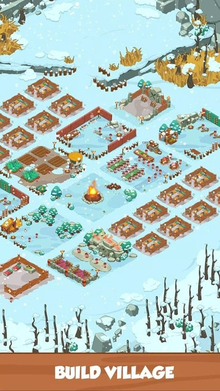 Tìm kiếm và chiêu mộ anh hùng trong Icy Village Mod