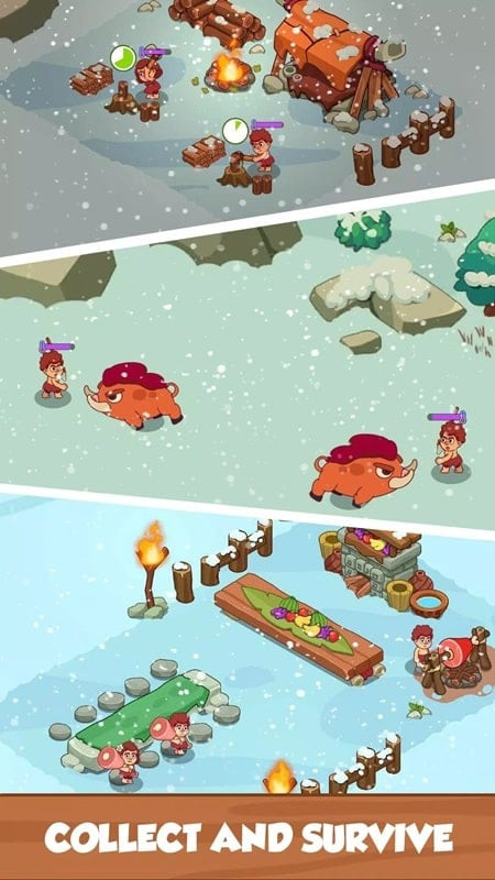 Xây dựng và củng cố ngôi làng trong Icy Village